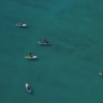 Group paddle board Semi private paddle board lesson | Kona Hawaii booking